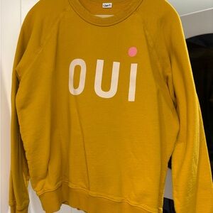 Clare V Mustard 'Oui' Sweater